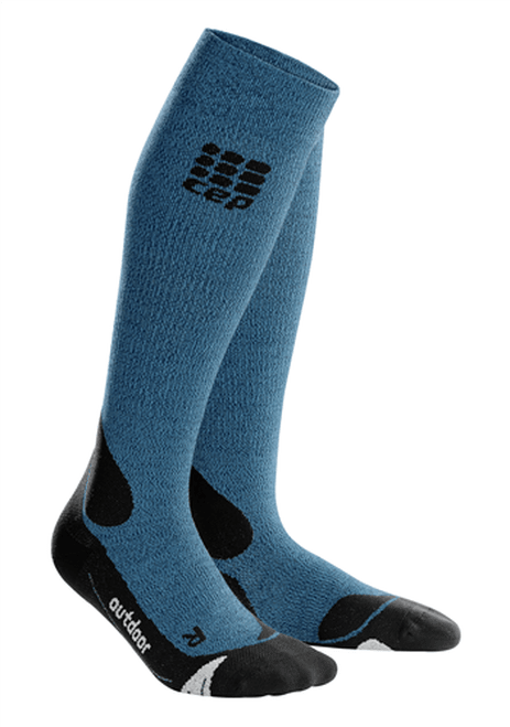 CEP outdoor socks. Merino wool helps keep you warmer during fall, winter and/or a cool spring.reat for hiking,skiing and being outside!